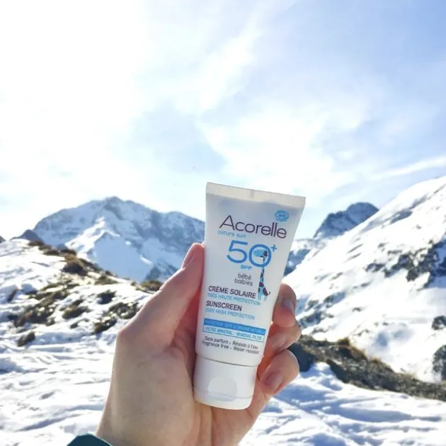 Acorelle Crème solaire bio bébé SPF50 - 50 ml