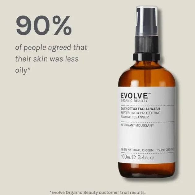 Evolve Beauty Nettoyant visage Daily Detox - 100 ml