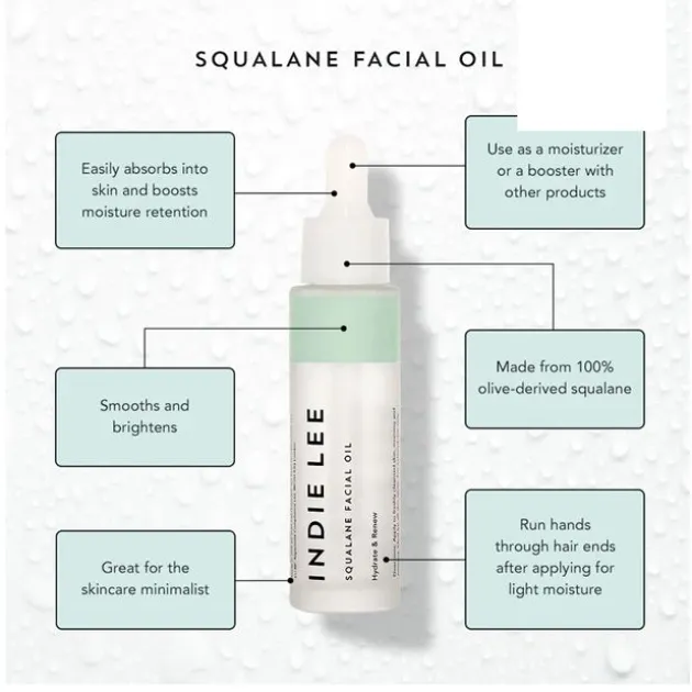 Indie Lee Huile visage au squalane - 30 ml