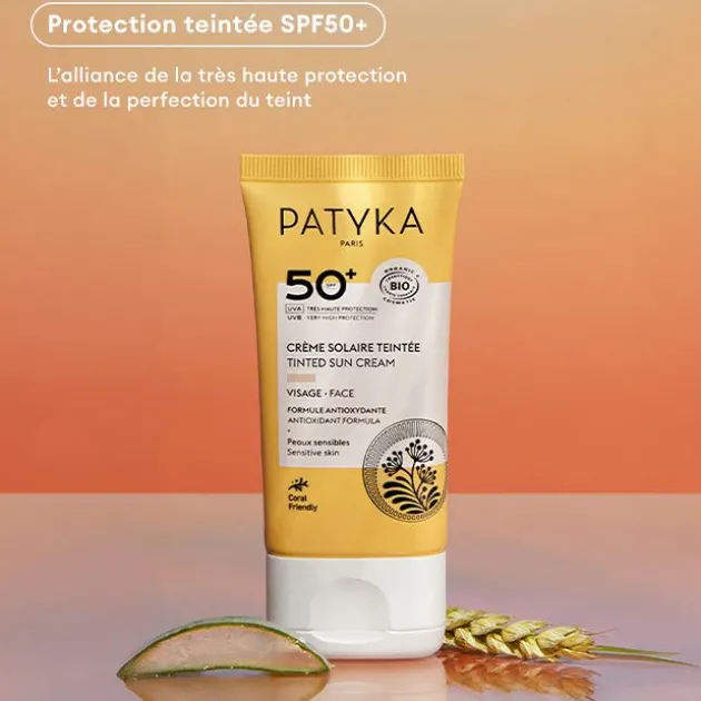 Patyka Crème Solaire Teintée Visage SPF50+ - 40 ml