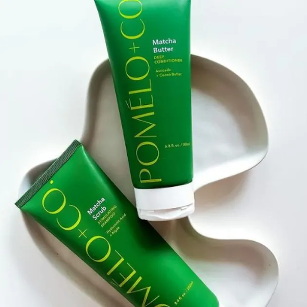 Pomélo+Co Après-shampoing soin profond Matcha Butter - 200 ml