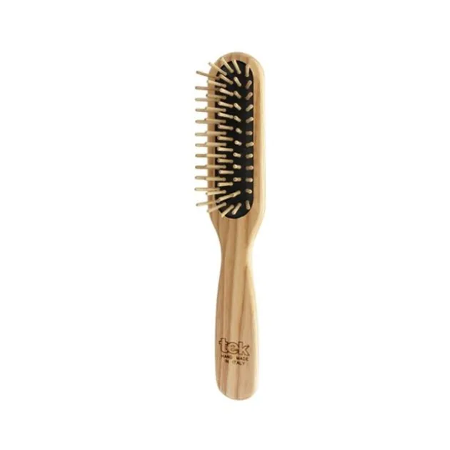 Tek Brosse en bois rectangulaire